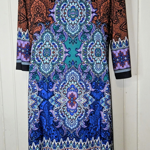 Maggy London Multicolor Paisley Tunic - Picture 4 of 7